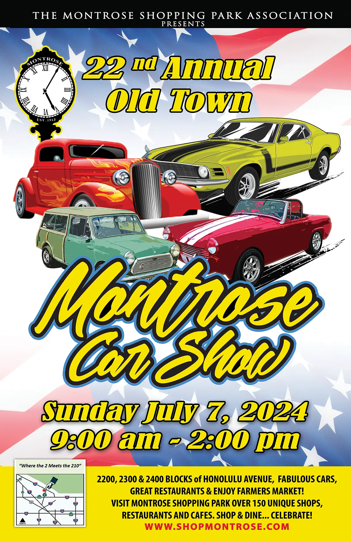 22nd Annual Car Show Old Town Montrose